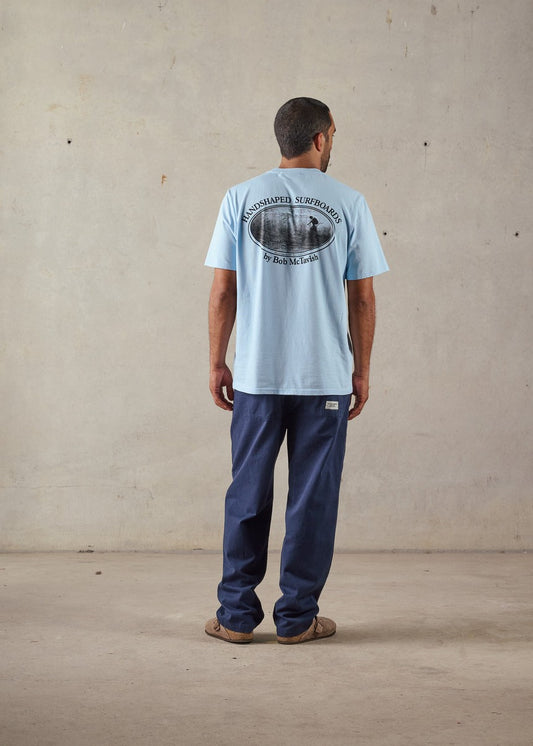 Hand Shaped Tee - Light Blue