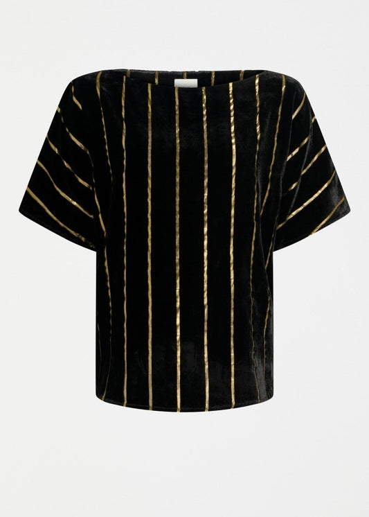 Lumii Top - Black/Gold