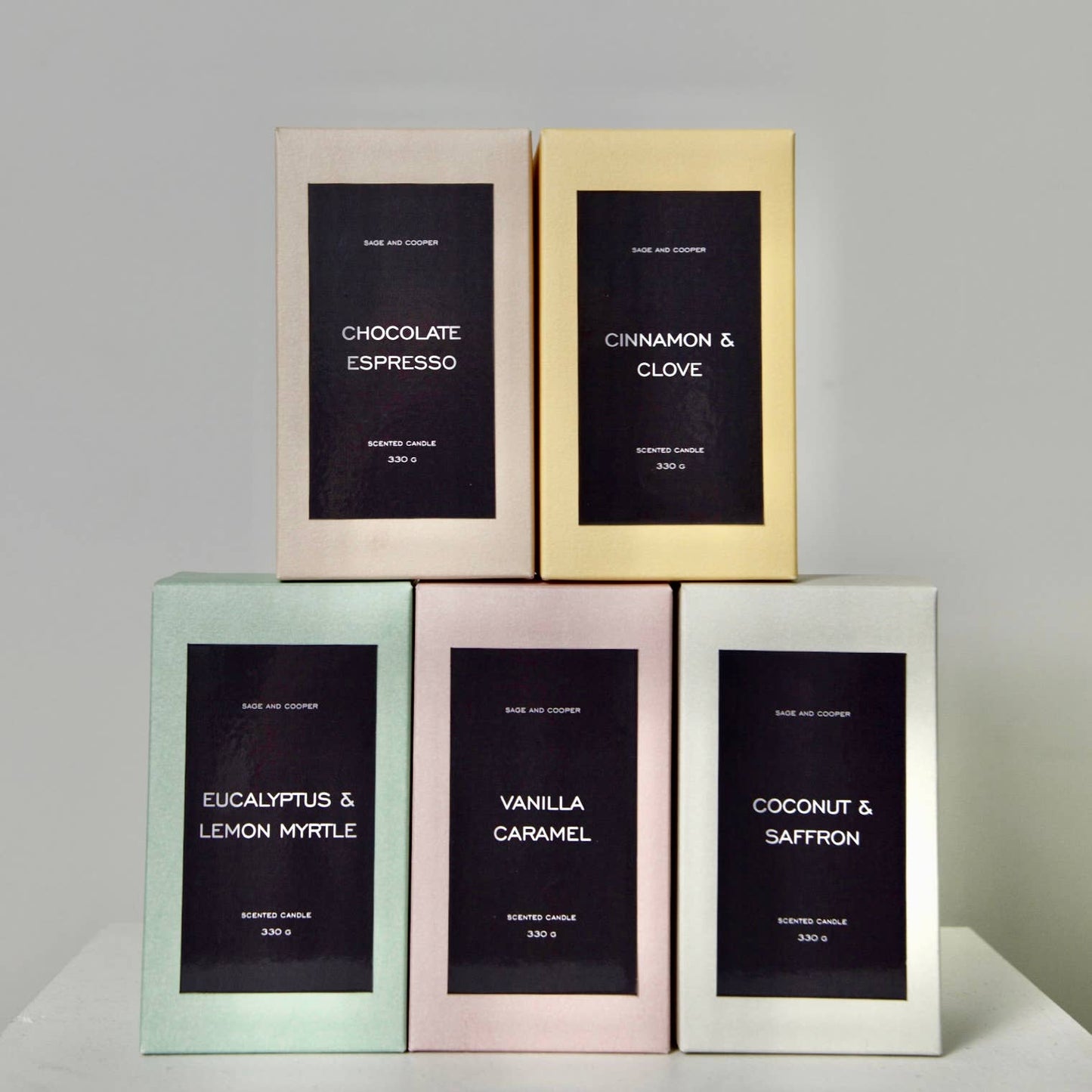 Sage & Cooper - Can-dle: Chocolate Espresso / Taupe