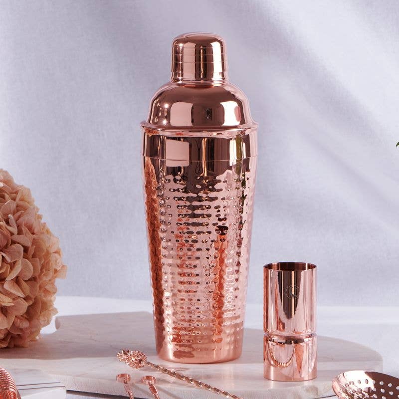 CLINQ - Hammered Copper Cocktail Shaker
