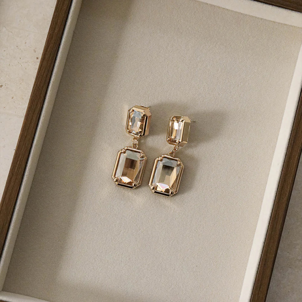 Florian Earrings - Champagne