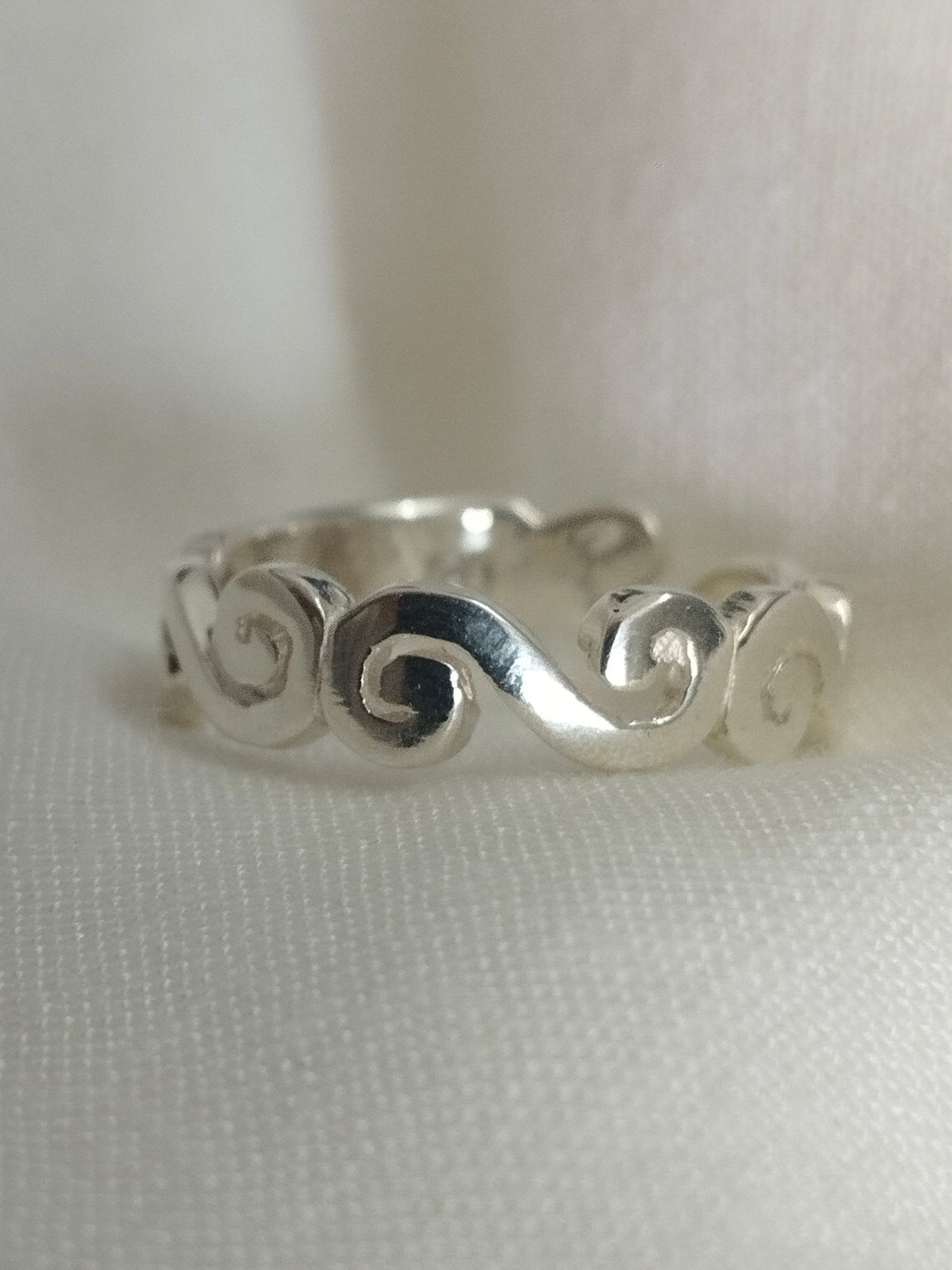 Silver Waves Ring