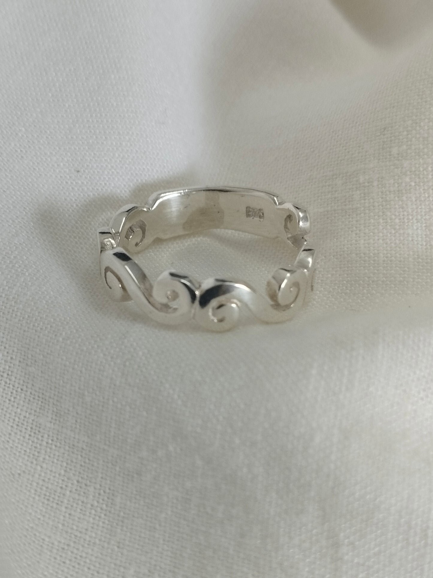 Silver Waves Ring