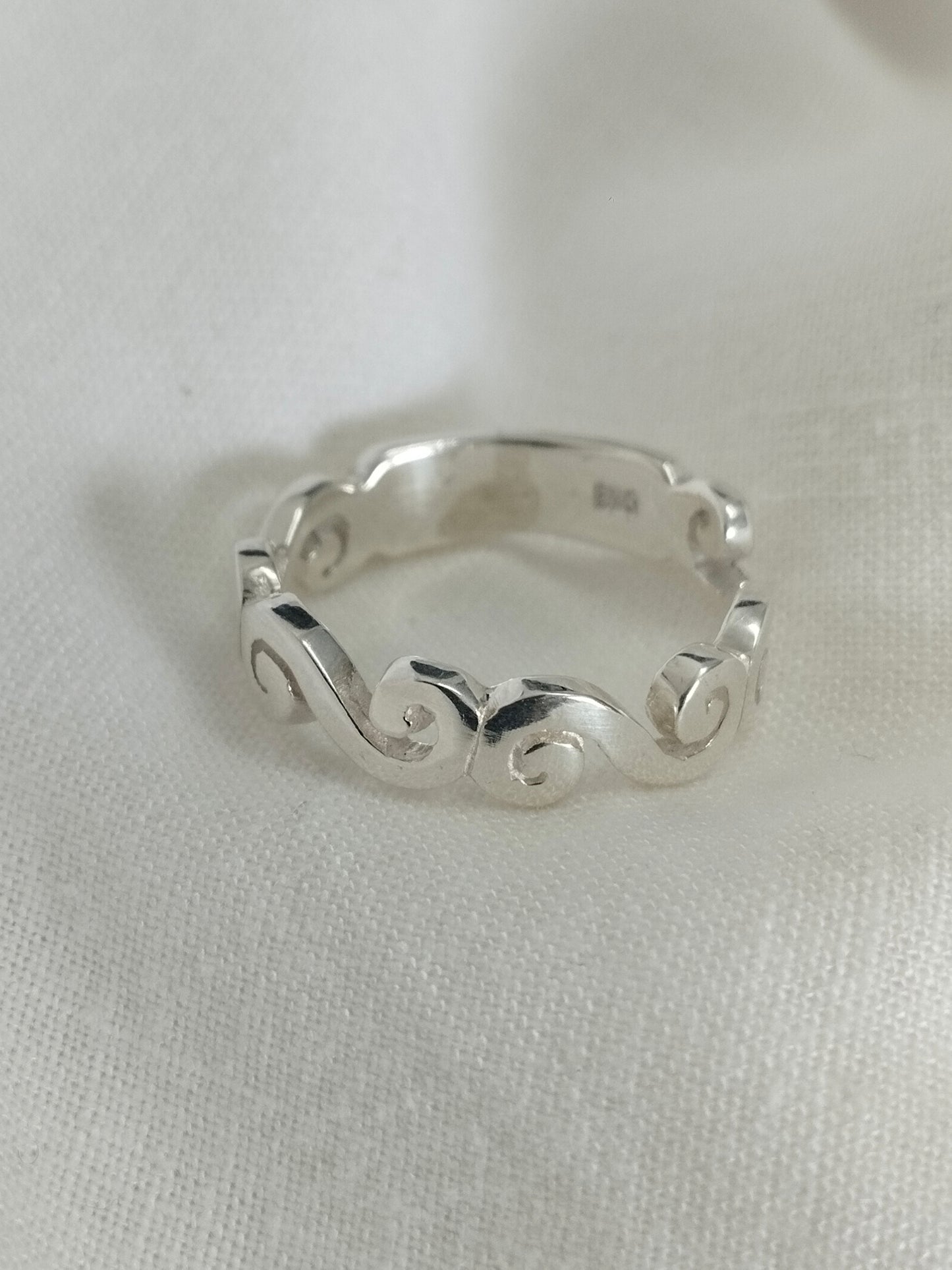 Silver Waves Ring
