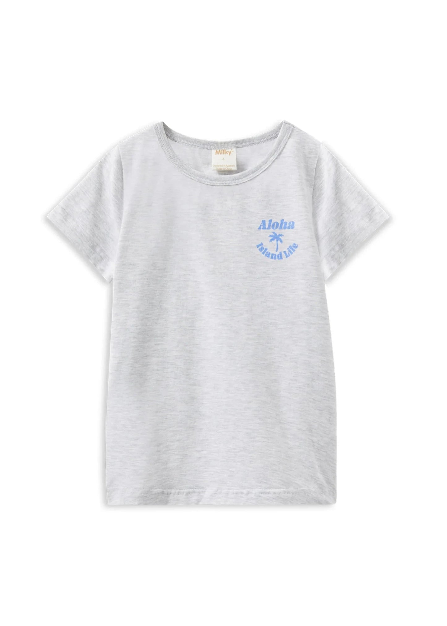 Island Life Tee - Silver Marle