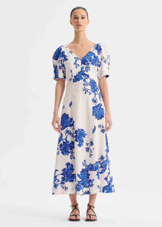 Bonita Linen Dress - Print