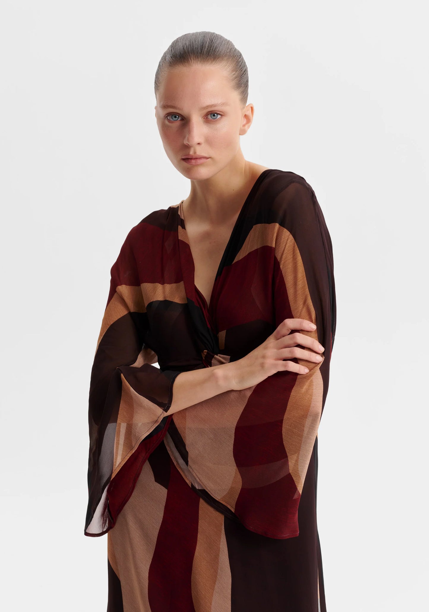 Orla V-Neck Dress - Print