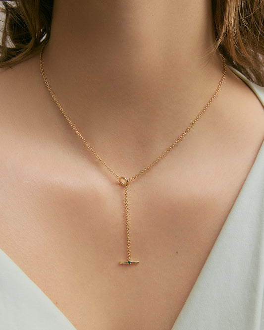 Cleo Necklace - Green