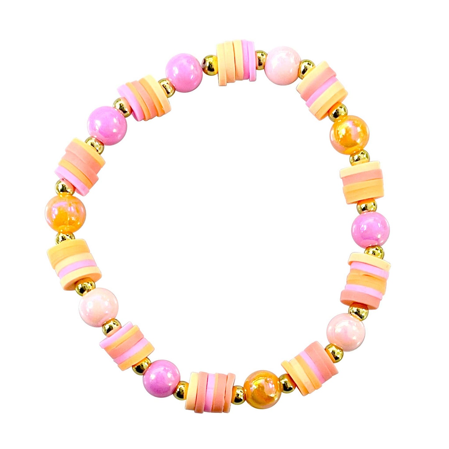 Pink Poppy - Emma Memma Bracelet Set - (Pack Size 6)