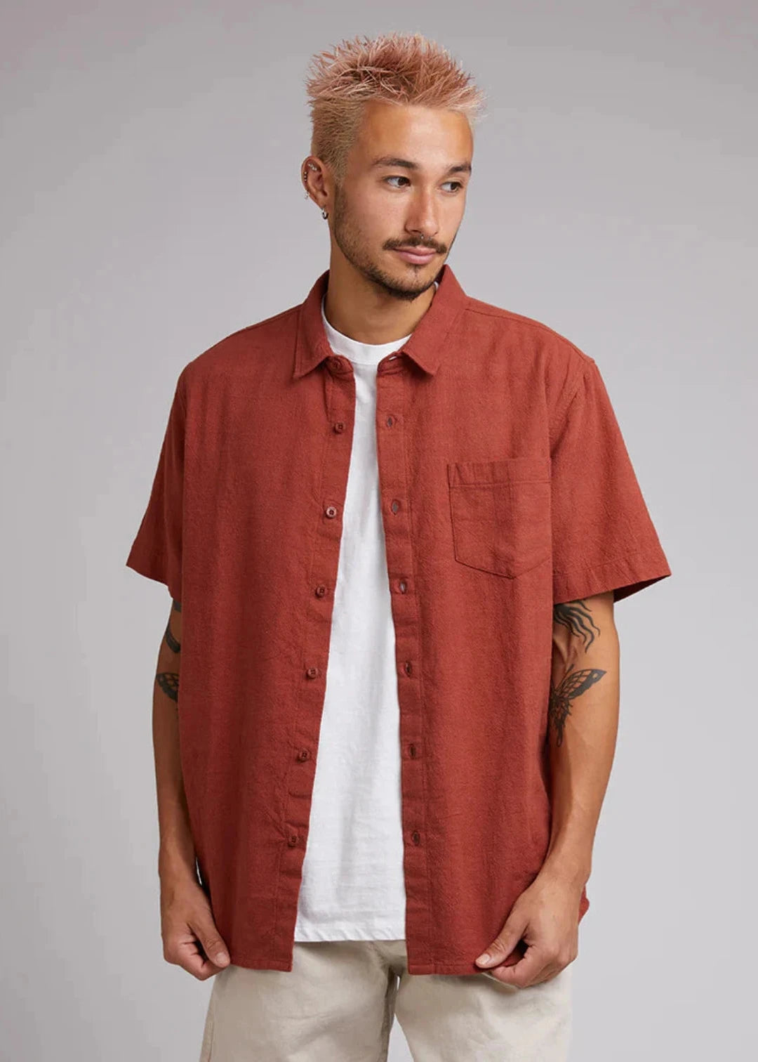 Hemp SS Shirt - Henna