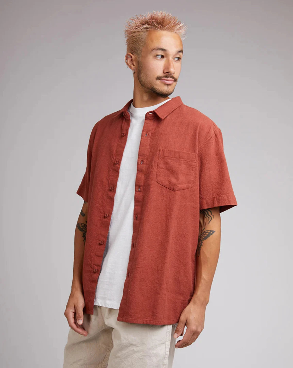 Hemp SS Shirt - Henna