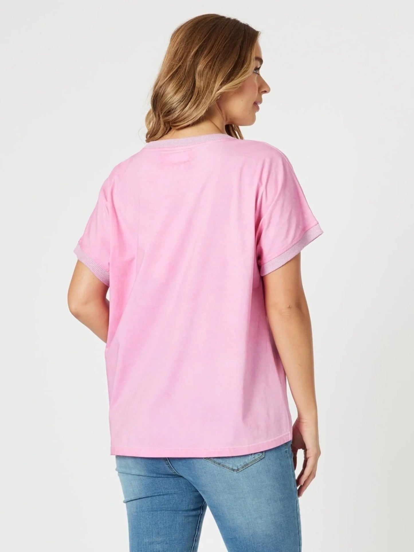 Sienna Top - Washed Pink