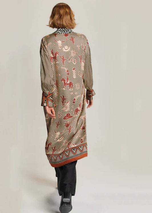 Athena Collar Button Up - Rodeo