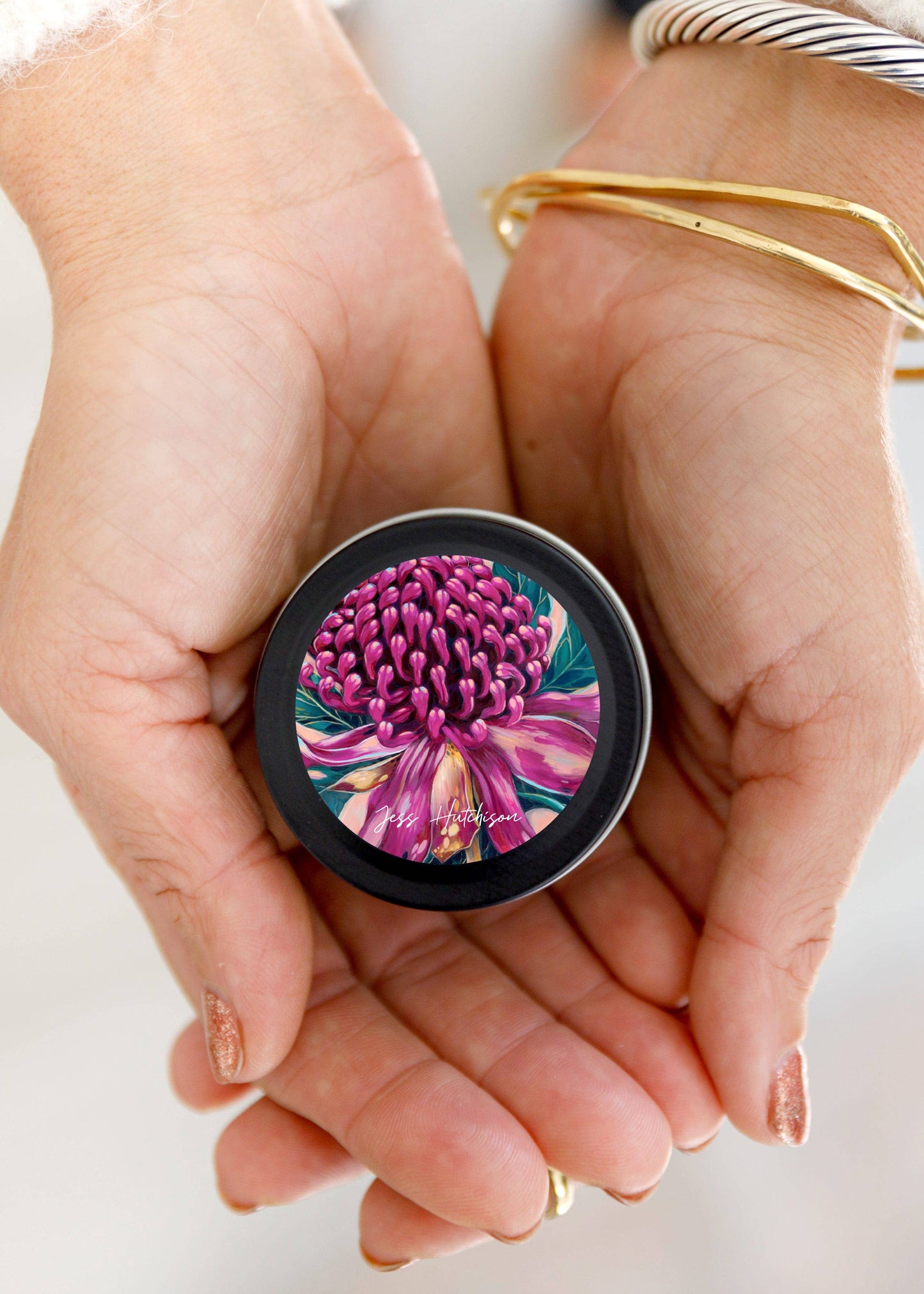 Aroma Pot - Australian artist mini candle tin 15+hrs - Kakadu Plum