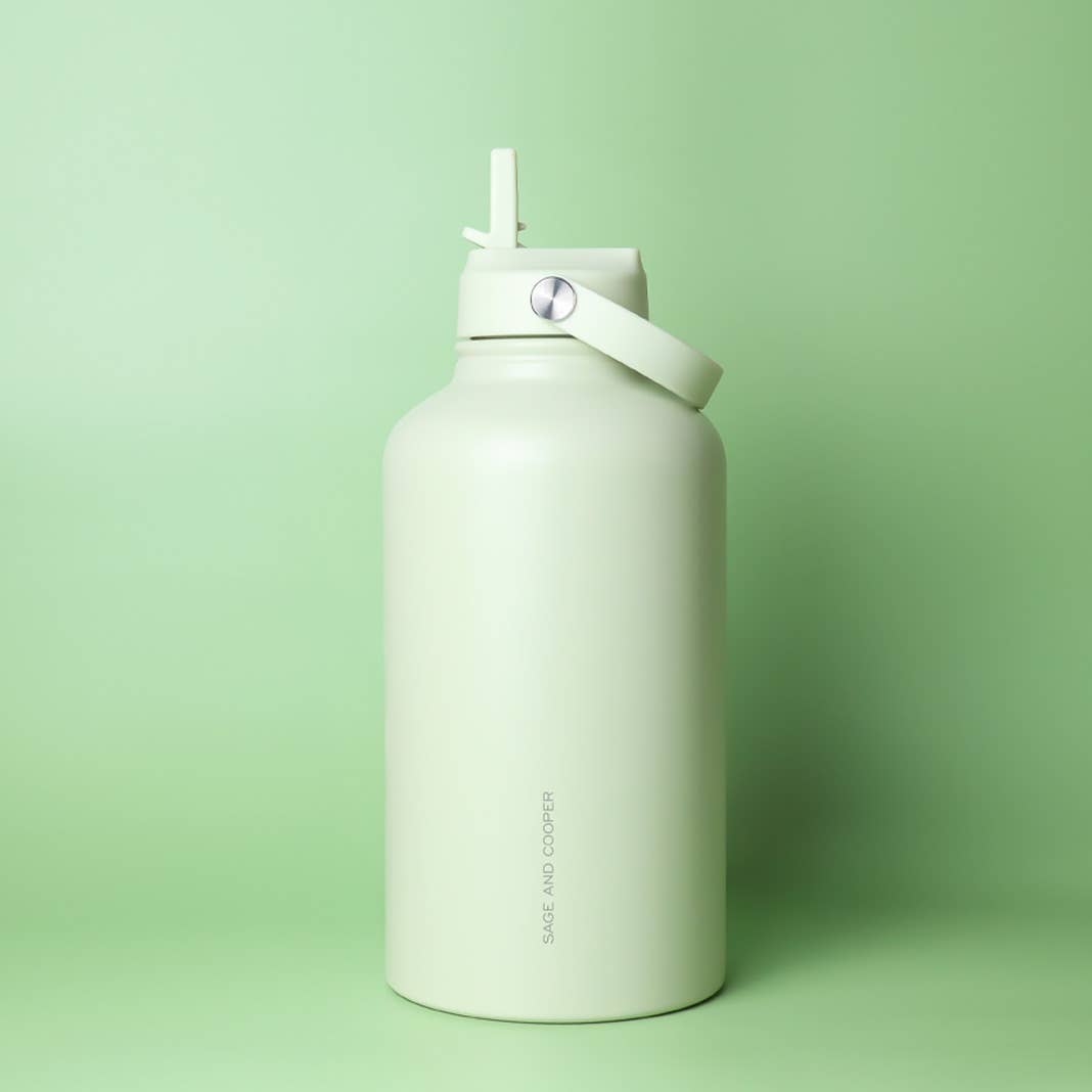 Sage & Cooper - The Sage & Cooper Insulated Drink Bottle: Stone / 1 Litre