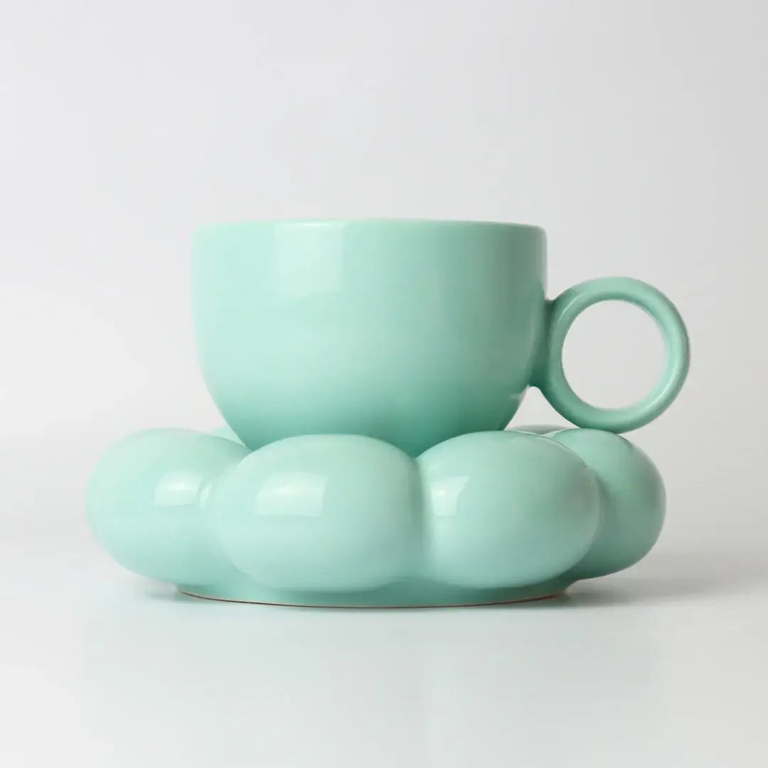 Sage & Cooper - Lottie Mug & Saucer: Pink