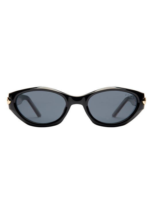 I-SEA Kensington sunglasses, black frame with smoke polarised lens