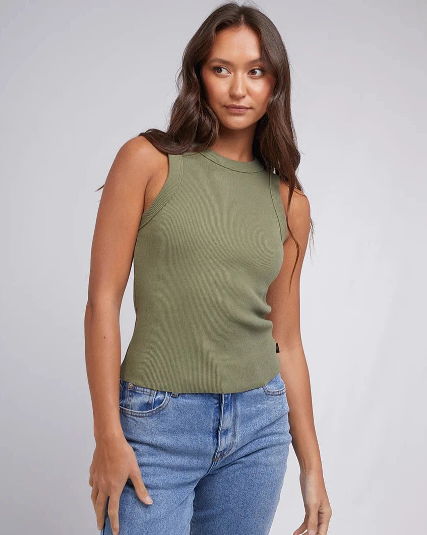 Greta Tank - Khaki