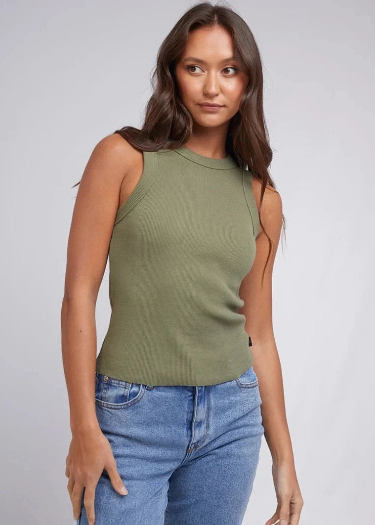 Greta Tank - Khaki