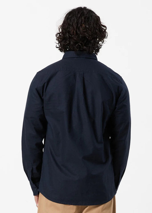 Oxford LS Shirt - Navy