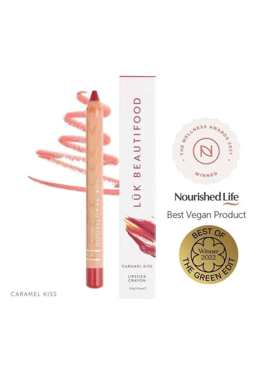 Luk Beautifood - Eco-luxe Lipstick Crayon in Caramel Kiss