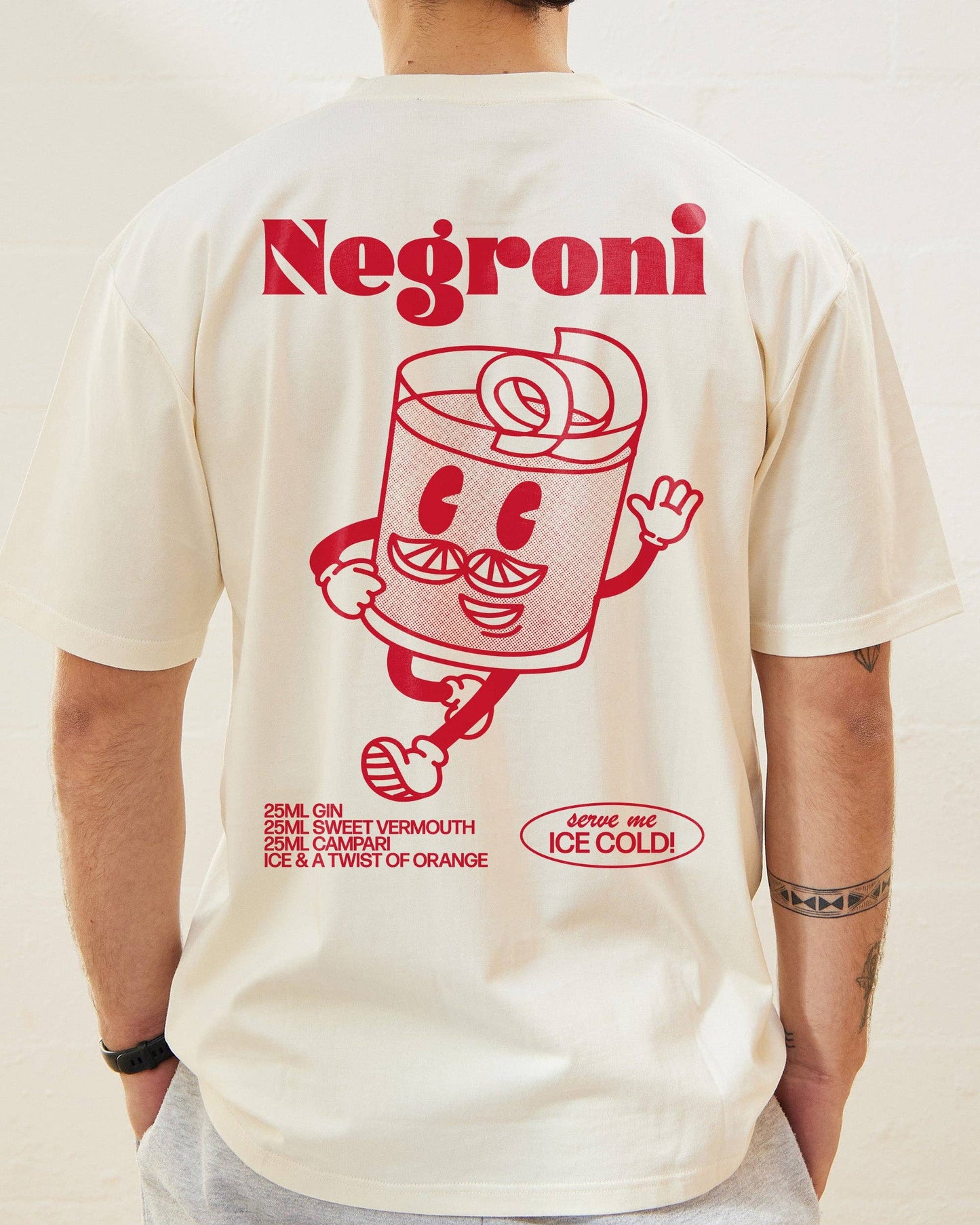 Threadheads - Negroni T-Shirt: Natural / Women's / M