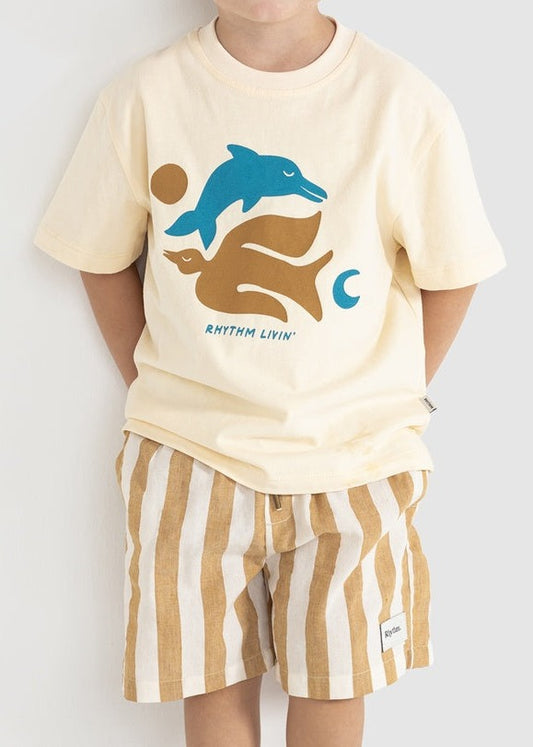 Kids Peace SS T-Shirt - White
