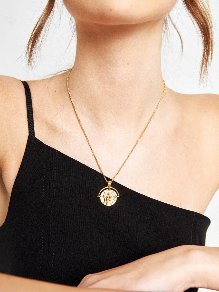 Pandora Necklace - Gold Plated Charm