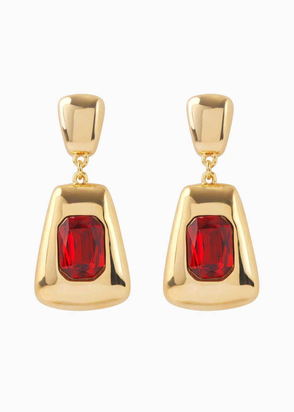 Annelise Earrings - Red