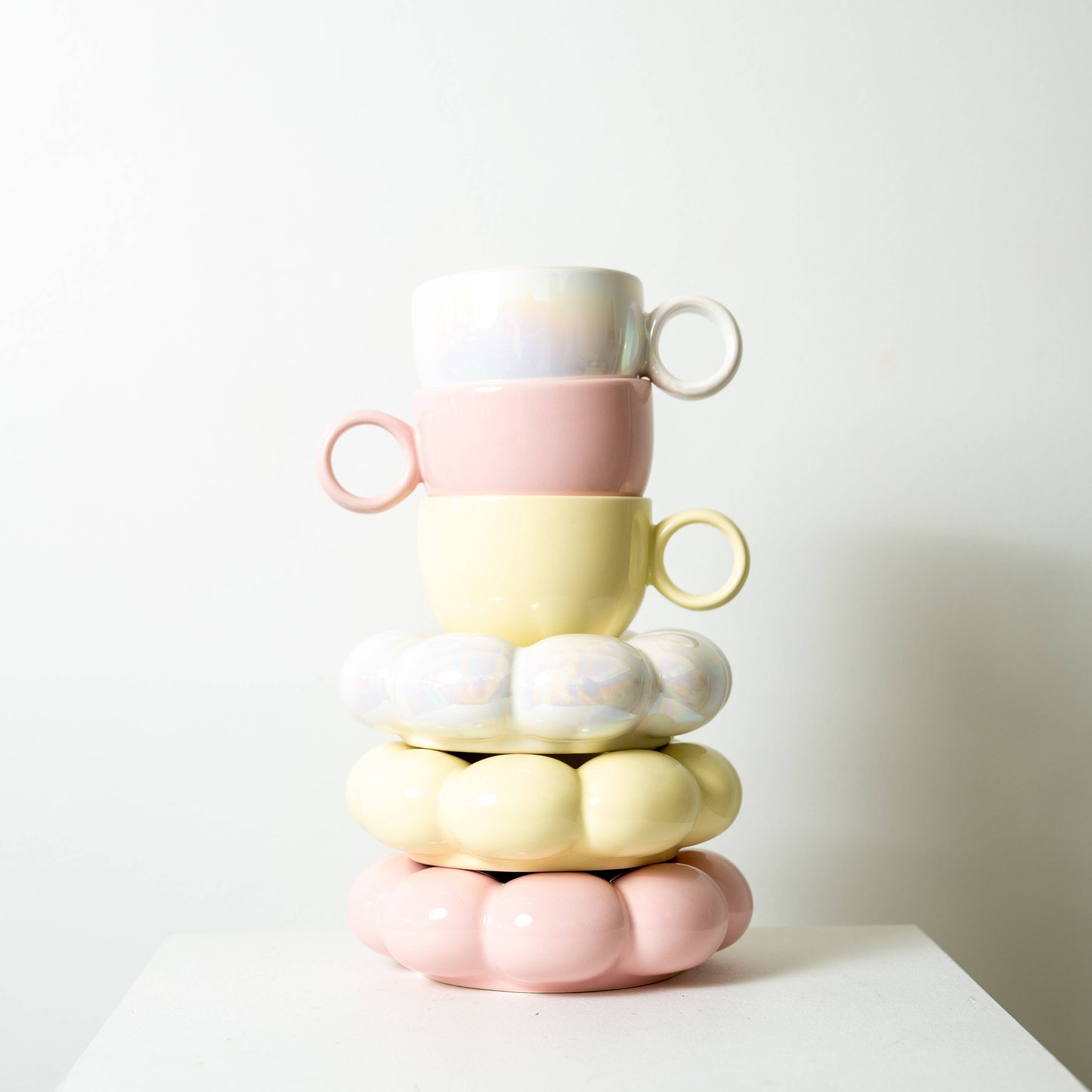 Sage & Cooper - Lottie Mug & Saucer: Pink