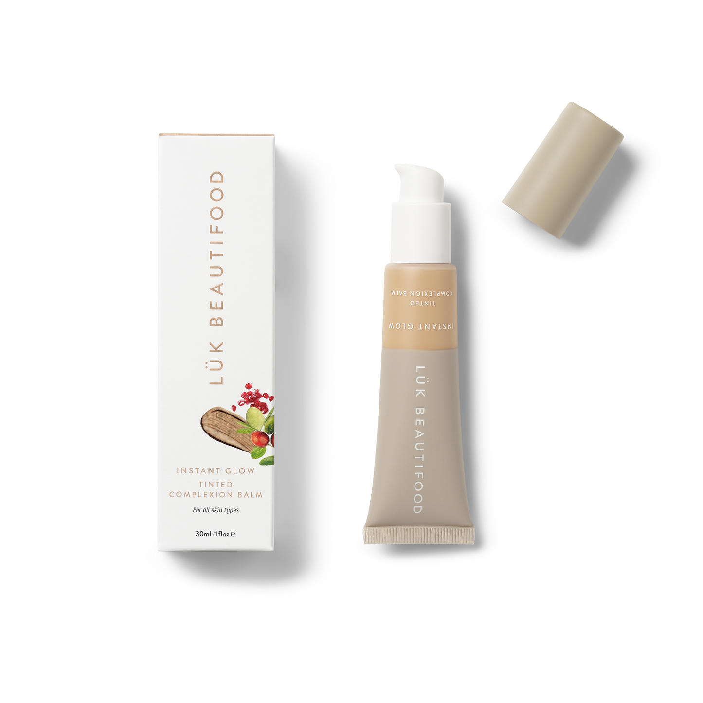 Luk Beautifood - NUDE 4 (Medium) - Instant Glow Tinted Complexion Balm 30ml