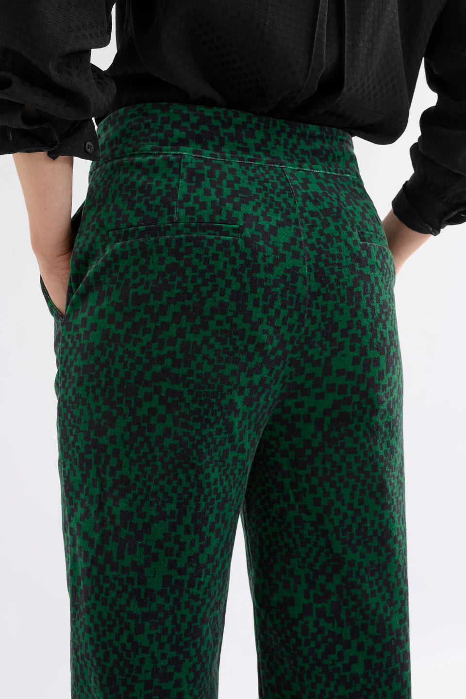 Atles Pants - Green Sinda Print