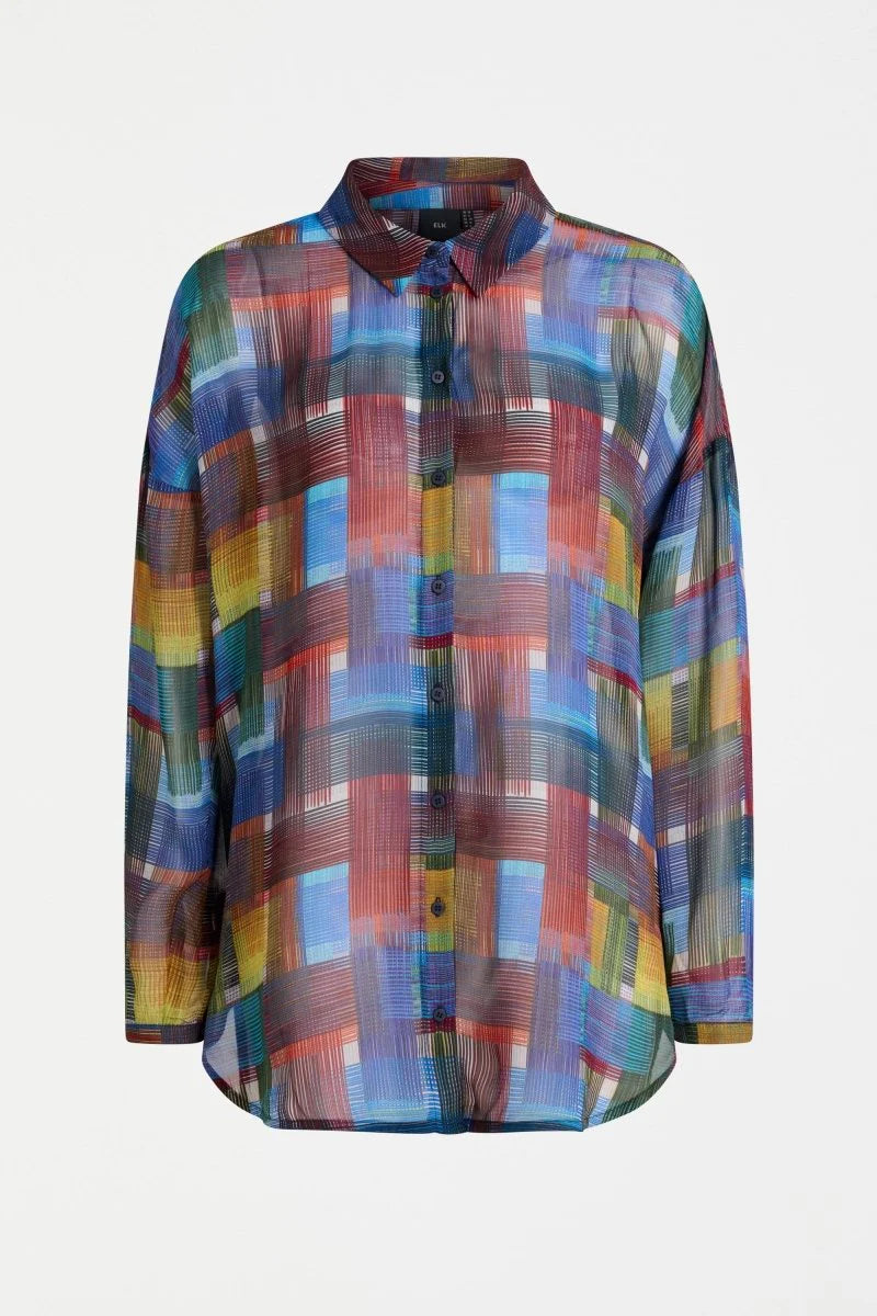 Eir Sheer Shirt - Elbrus Print