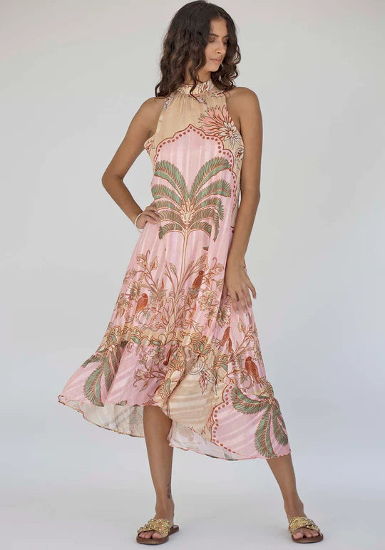 Midi Dress - Botanica Tropical