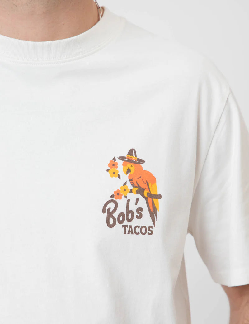 Bobs Tacos Heavyweigh SS Tee - Vintage White