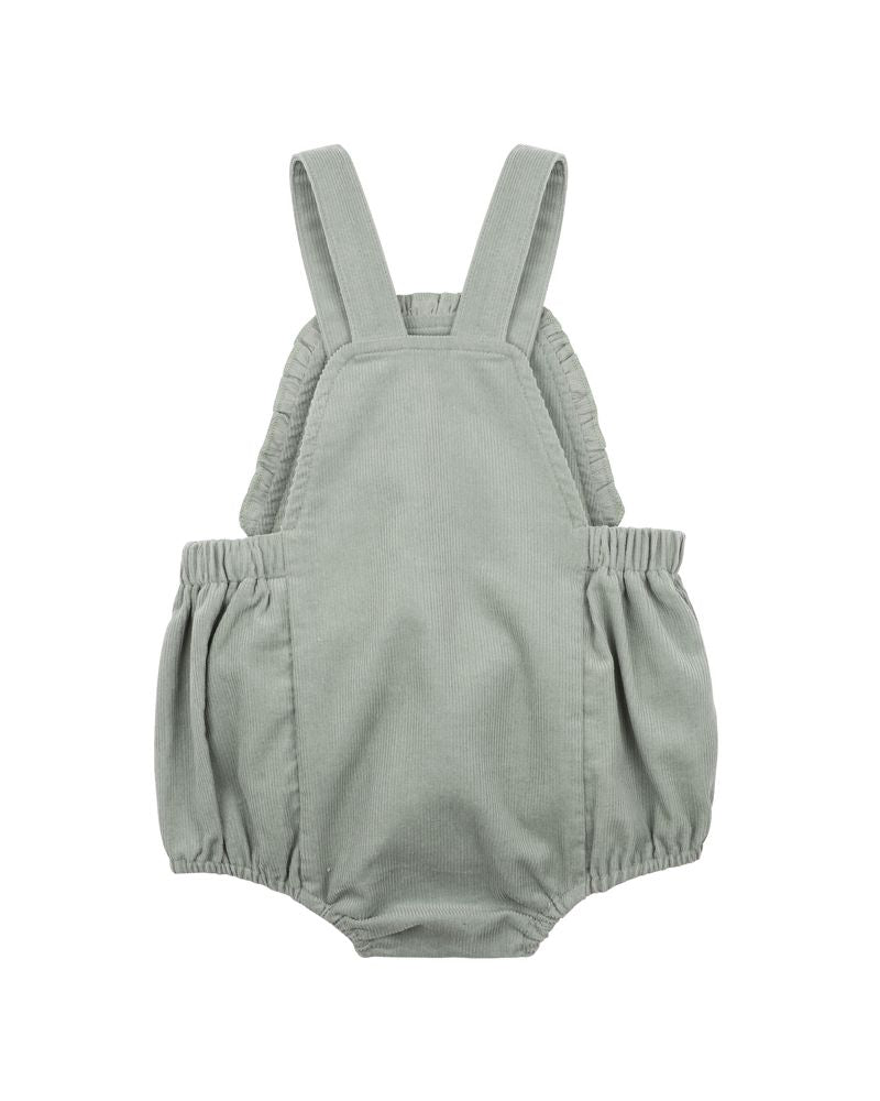 Ciara Cord Overalls - Dusty Sage