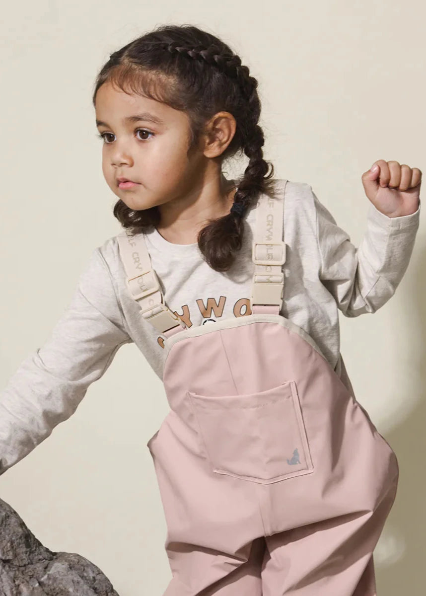 Isabella Rain Overall - Dusty Pink