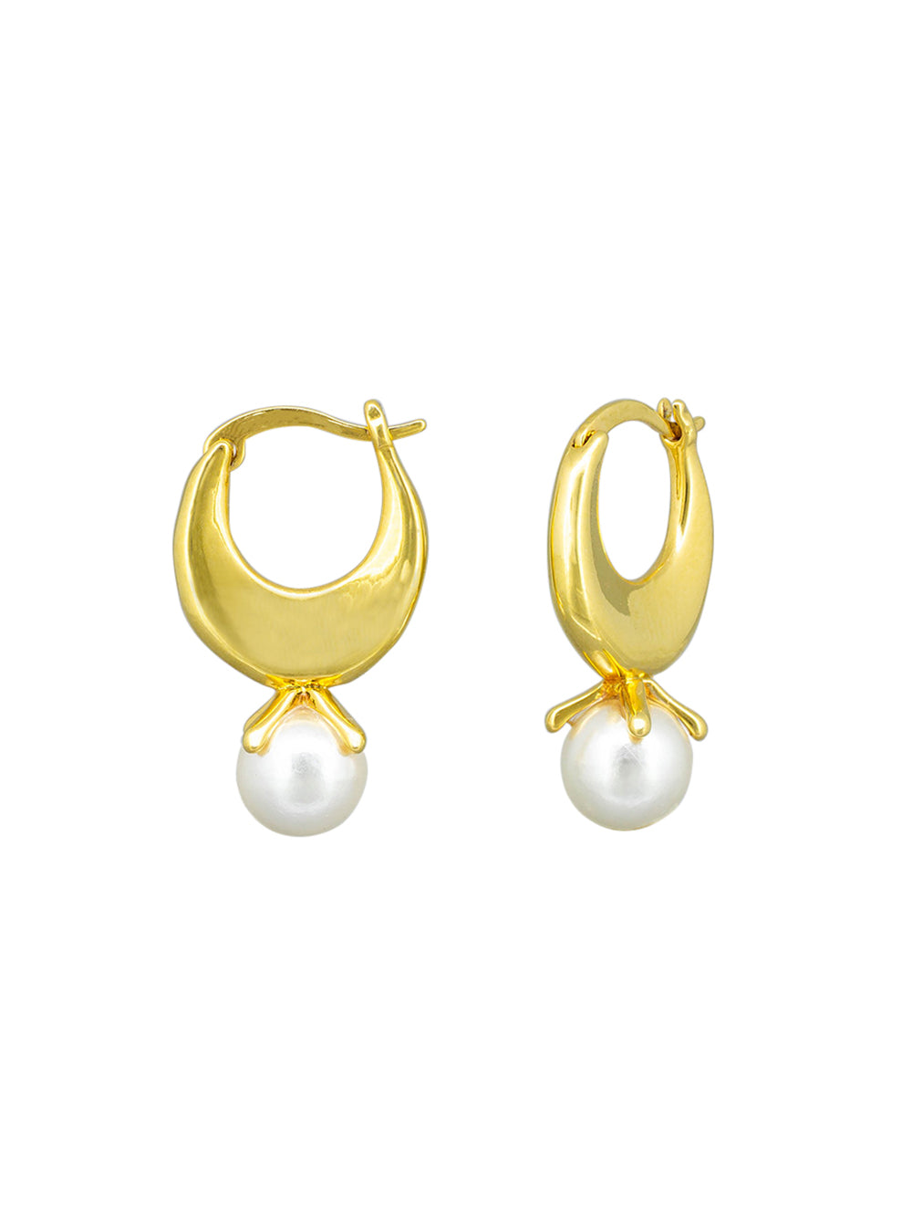 Nisha Hoops - Gold