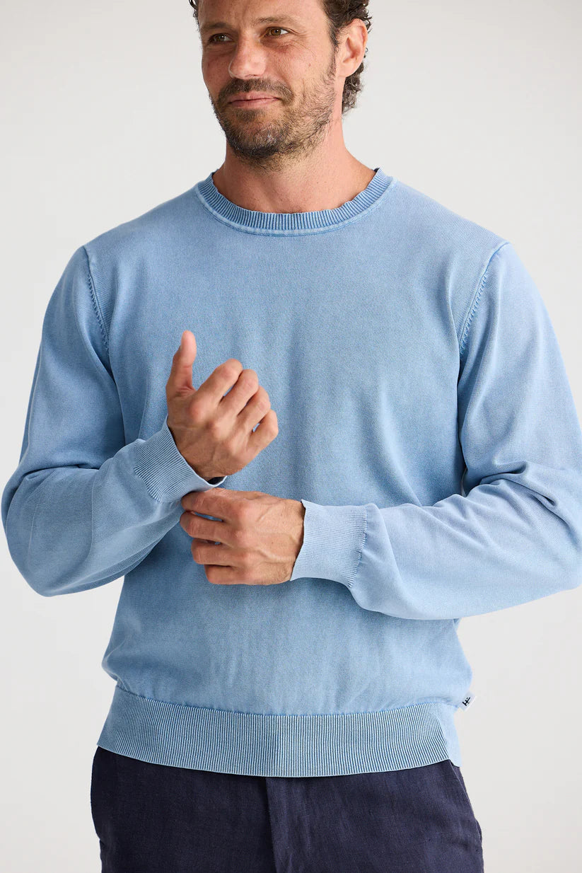River Knit - Blue Shadow Wash