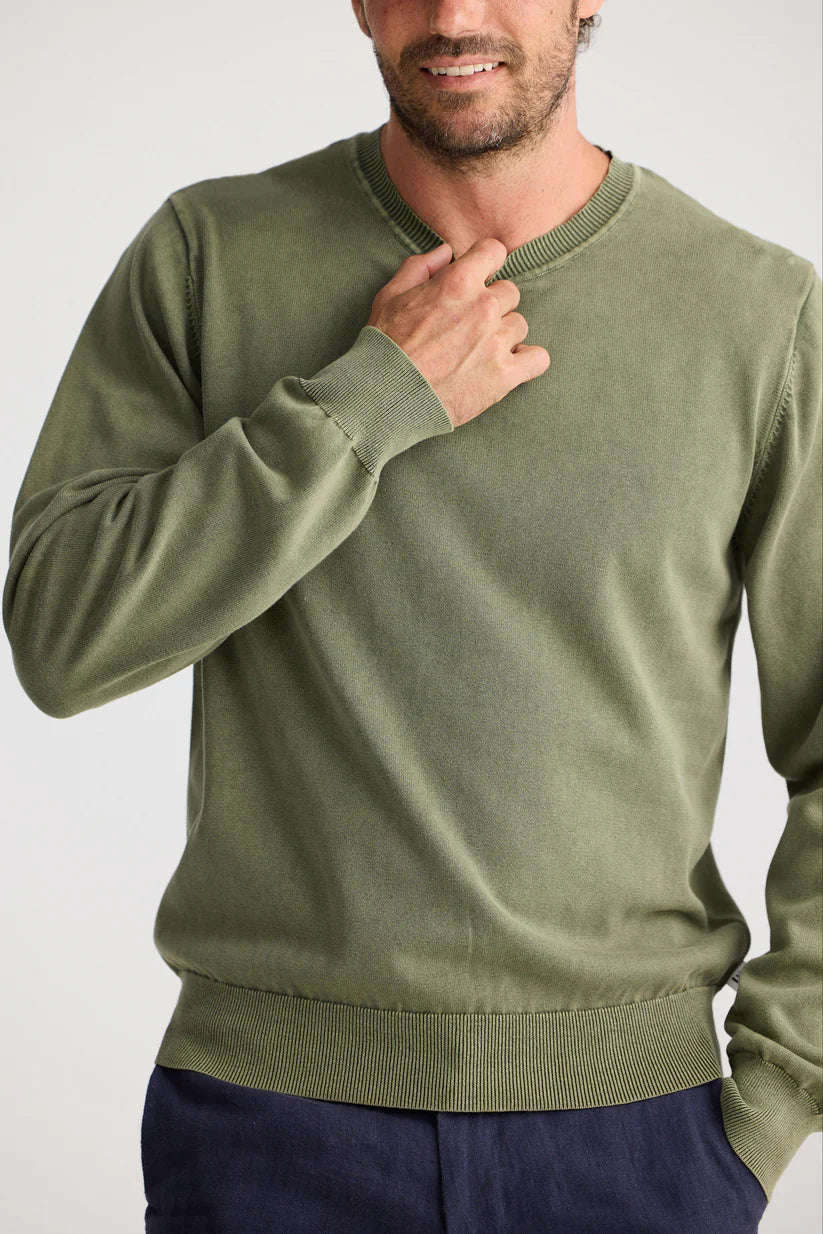 River Knit - Khaki Wash