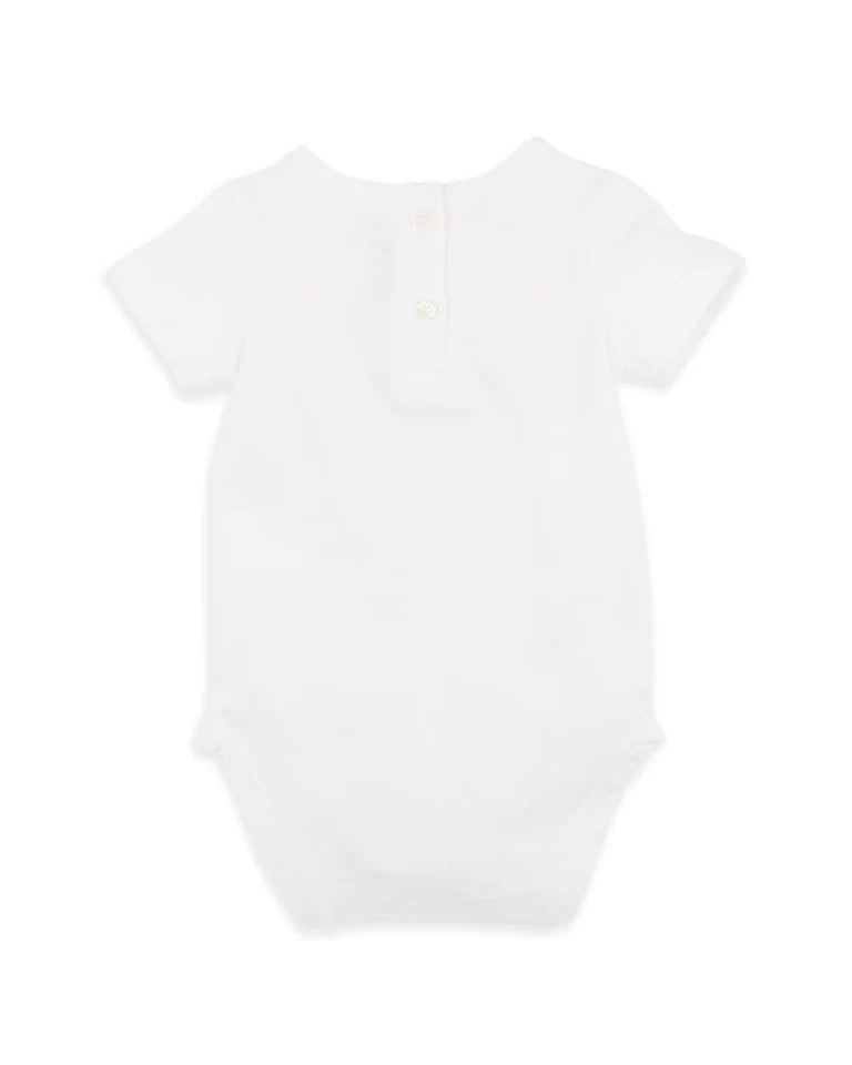 Songbird Embroidered Bodysuit - Cloud