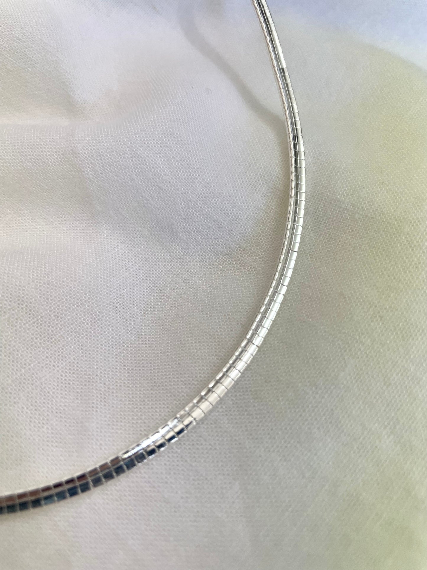 Thick Silver Choker