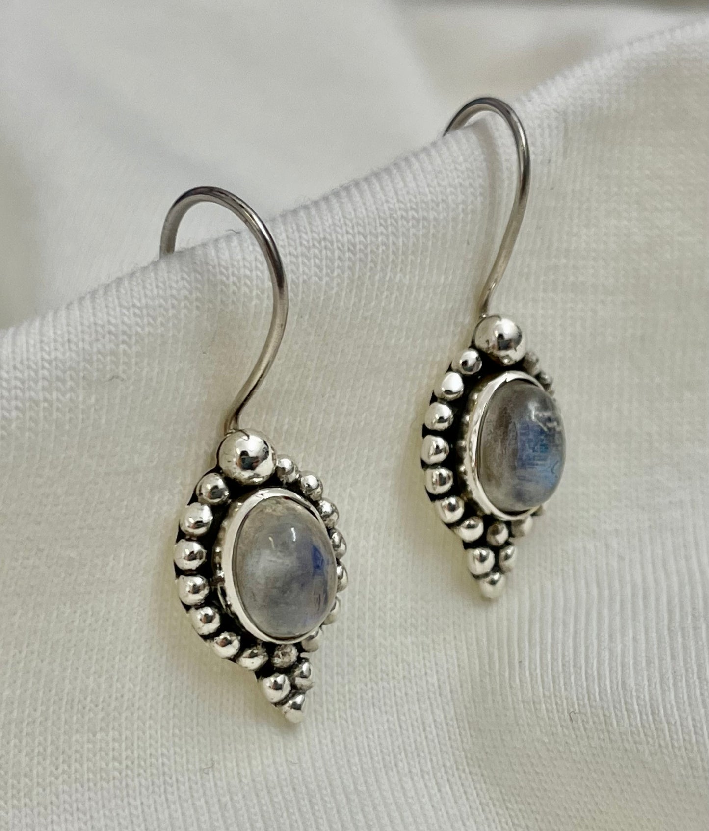 Moonstone Mandala Earrings
