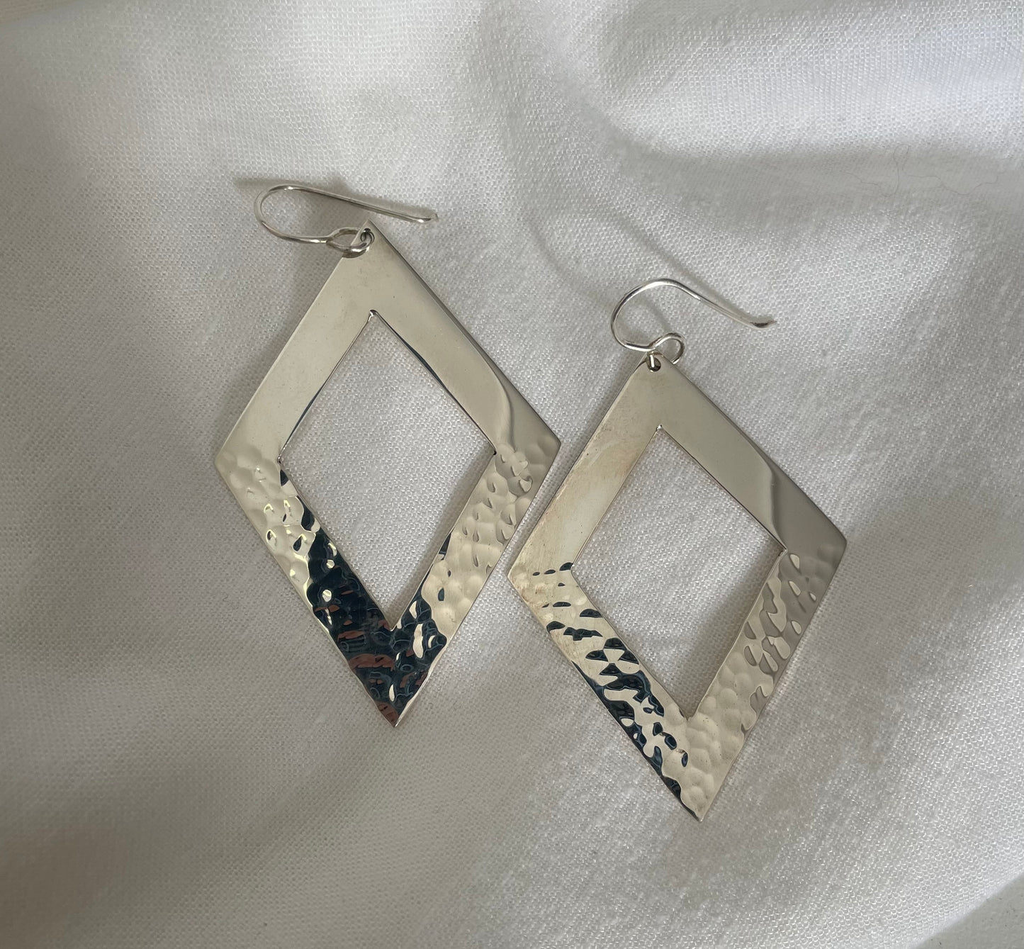 6799 Diamond Earrings - Silver