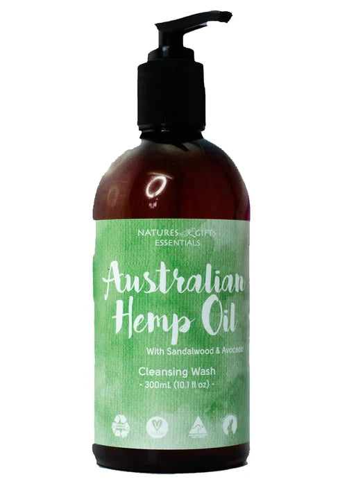 Australian Hemp Oil with Sandalwood & Avocado - Cleansing Wash