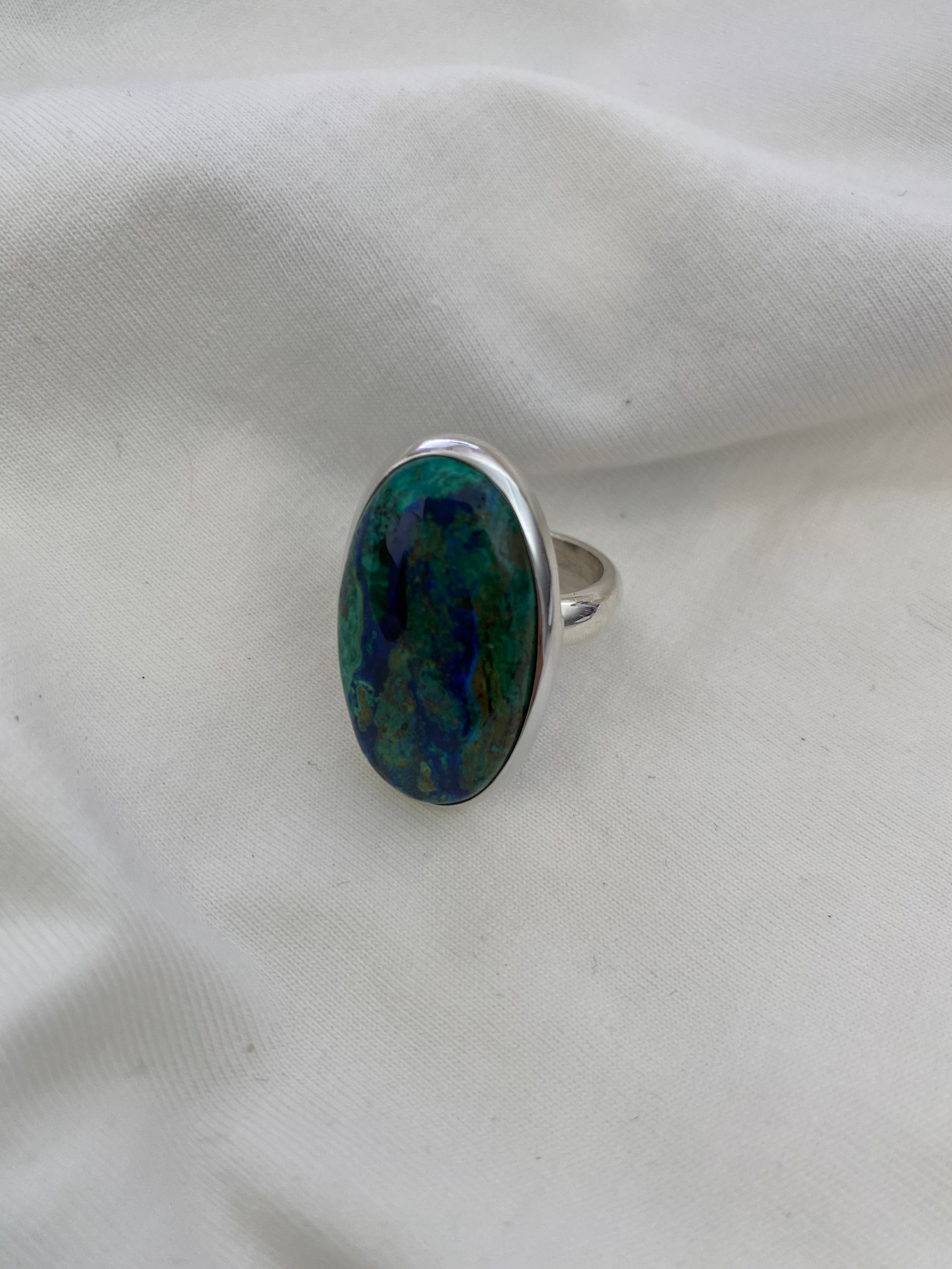 Azurite clearance malachite ring