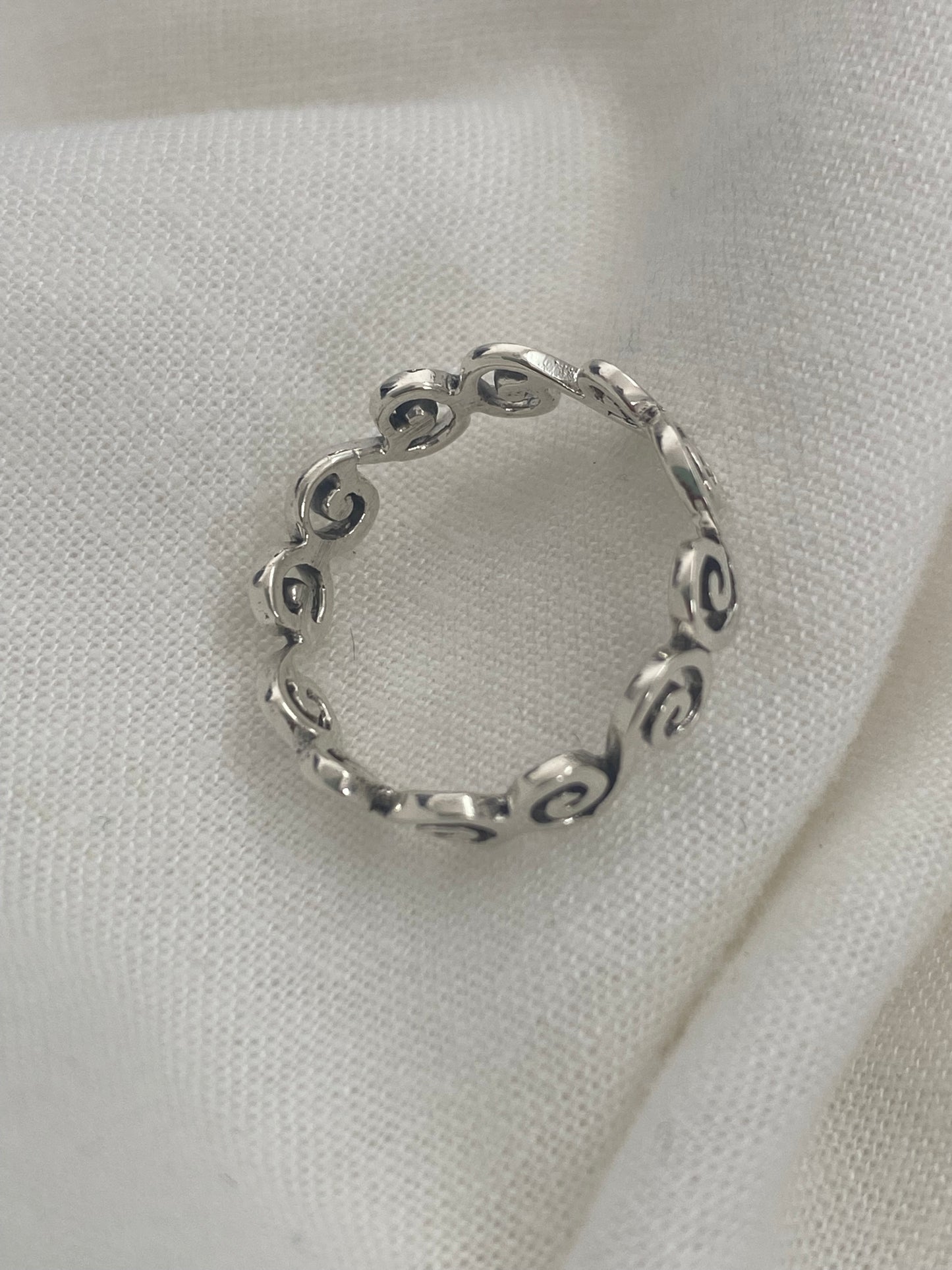 Silver Waves Ring