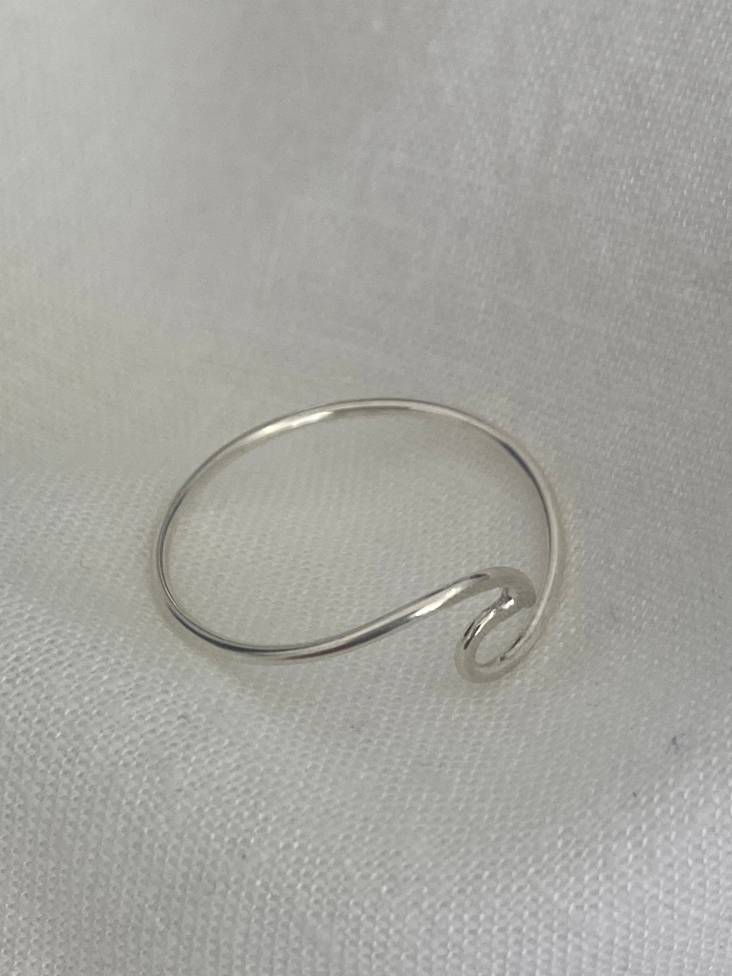 Silver Wave Ring