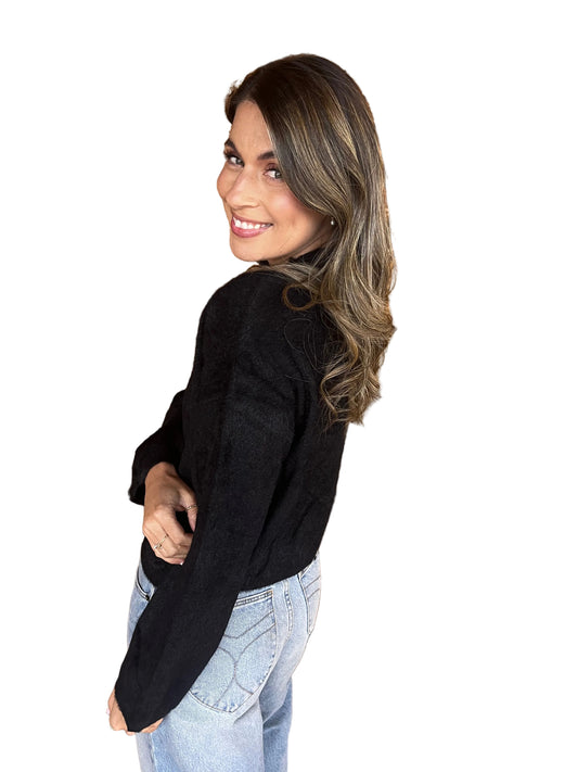 Fluffy Jumper - Black