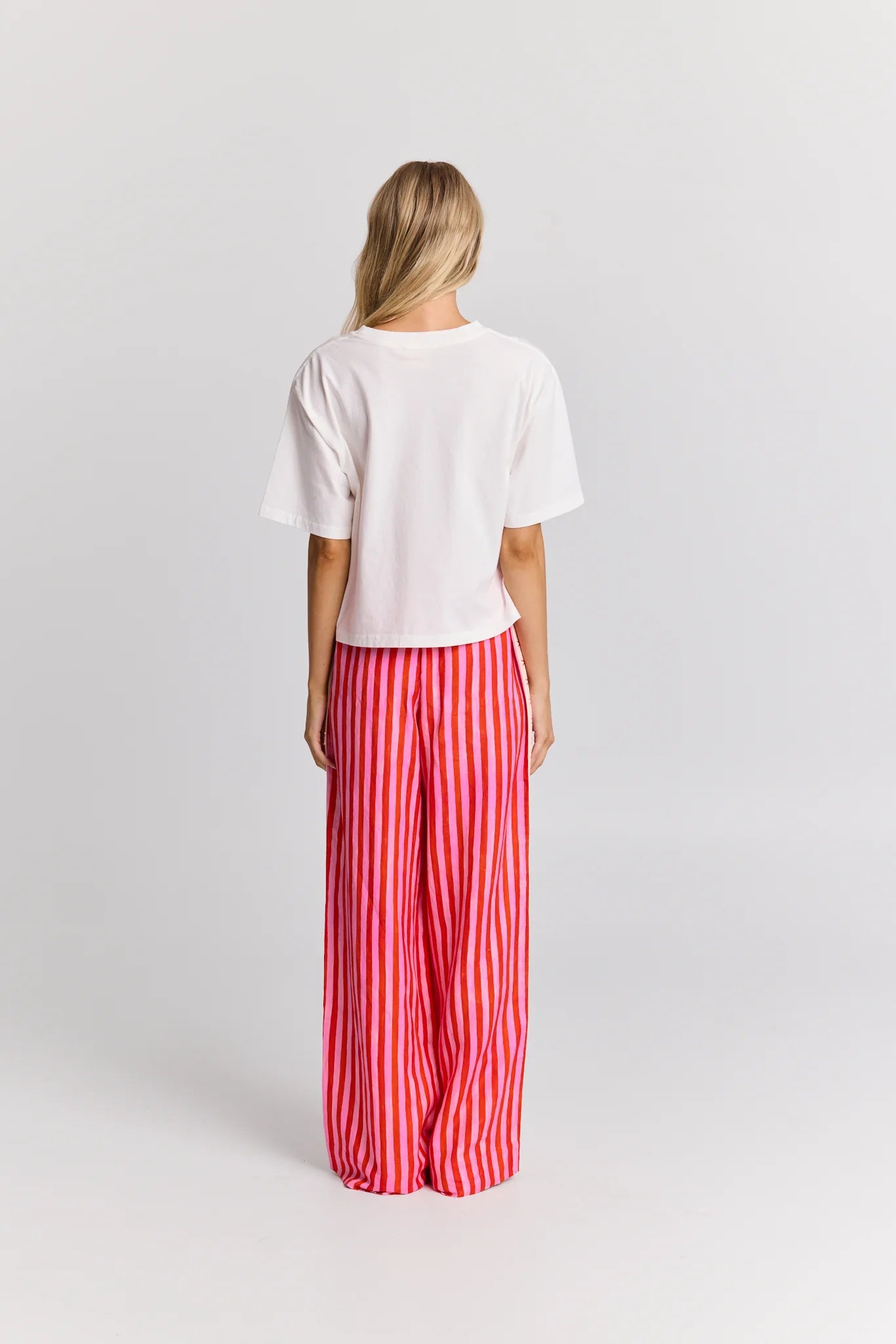 Flamin Galah T-Shirt - White and Pink